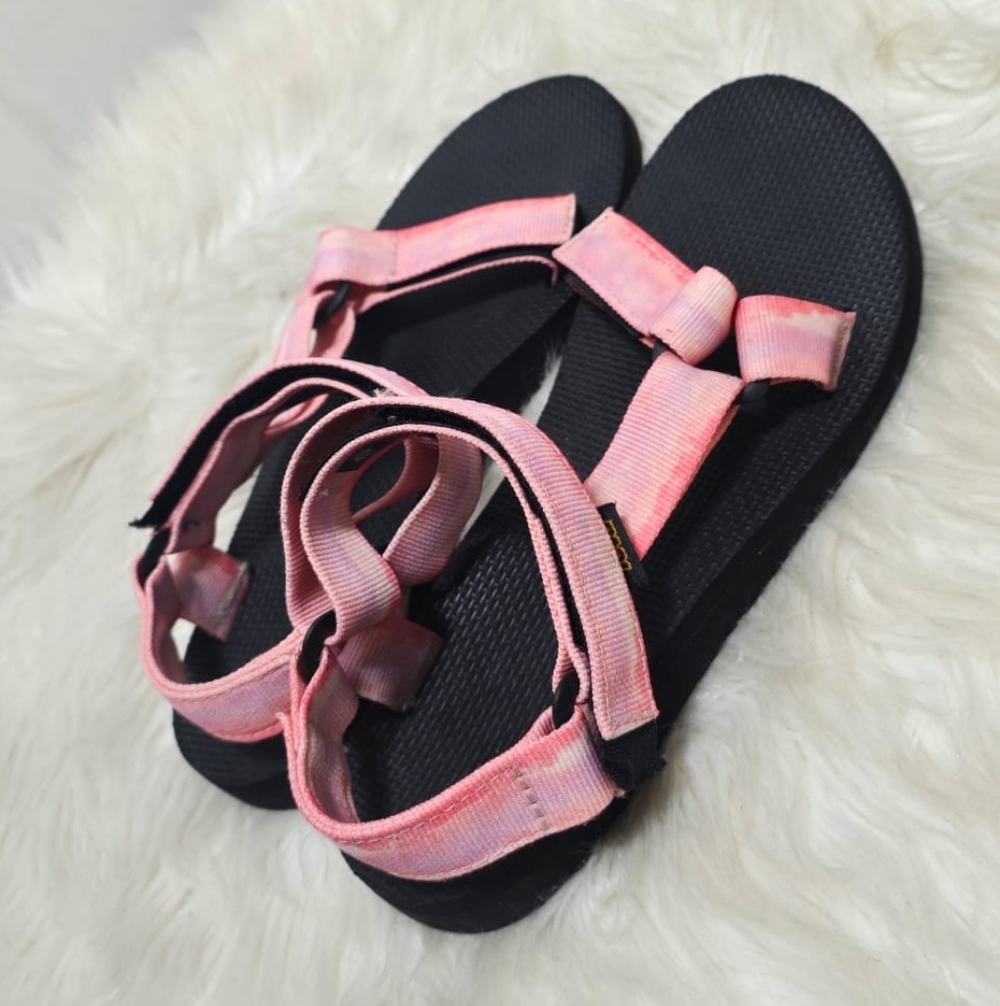 Teva Original Universal Tie-Dye Pink Sandals Women's Size 7